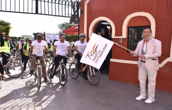 Cycle Rally as part of 'Azadi Ka Amrit Mahotsav' celebrations 